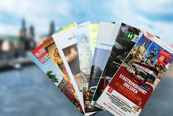 Hier finden Sie Informationen über Informationsmaterial, welches Sie jetzt direkt bei Ihrem Dresden Tourismus - Fremdenverkehrsbüro bestellen können