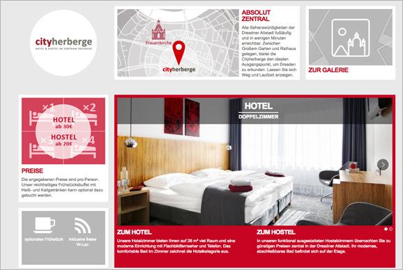 City-Herberge, jetzt direkt bei Ihrem Dresden Tourismus - Fremdenverkehrsbüro buchen