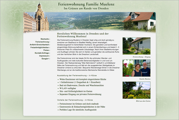 Ferienwohnung Muelenz, jetzt direkt bei Ihrem Dresden Tourismus - Fremdenverkehrsbüro buchen