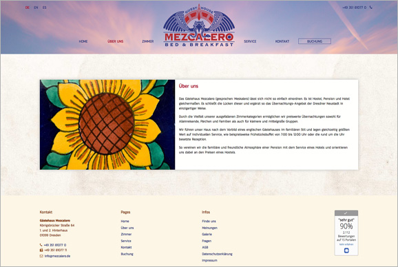 Gästehaus Mezcalero, jetzt direkt bei Ihrem Dresden Tourismus - Fremdenverkehrsbüro buchen