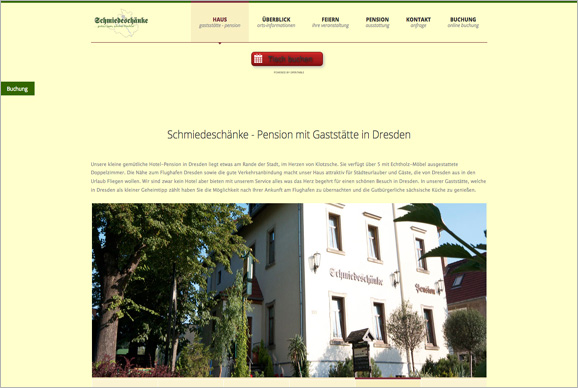 Pension Schmiedeschänke, jetzt direkt bei Ihrem Dresden Tourismus - Fremdenverkehrsbüro buchen
