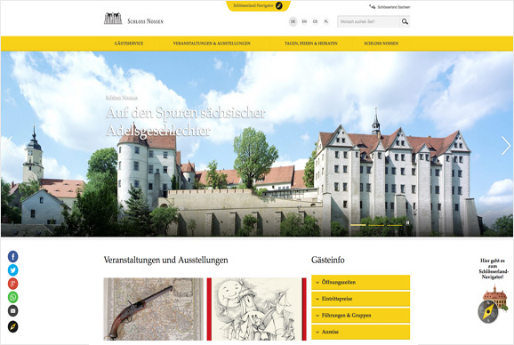 Schloss Nossen, jetzt direkt bei Ihrem Dresden Tourismus - Fremdenverkehrsbüro buchen