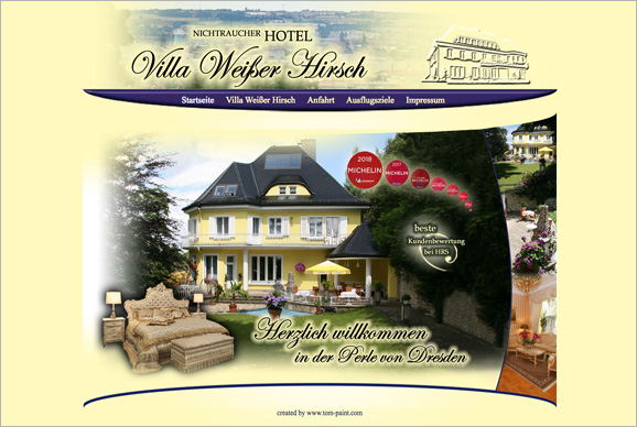 Villa Weißer Hirsch, jetzt direkt bei Ihrem Dresden Tourismus - Fremdenverkehrsbüro buchen