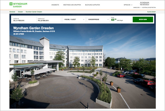 Wyndham Garden Dresden Hotel, jetzt direkt bei Ihrem Dresden Tourismus Fremdenverkehrsbüro buchen